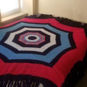 HANDMADE CROCHET BLANKET OR THROW